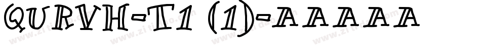 QURVH-T1 (1)字体转换